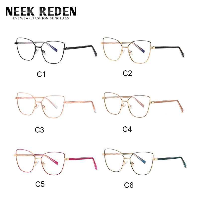 Alloy Cat Eye Photochromic Reading Glasses Retro Women Big Frame Computer Presbyopia Eyeglasses +0.5 0.75 1.75 2.75 3.0 3.75 4.0