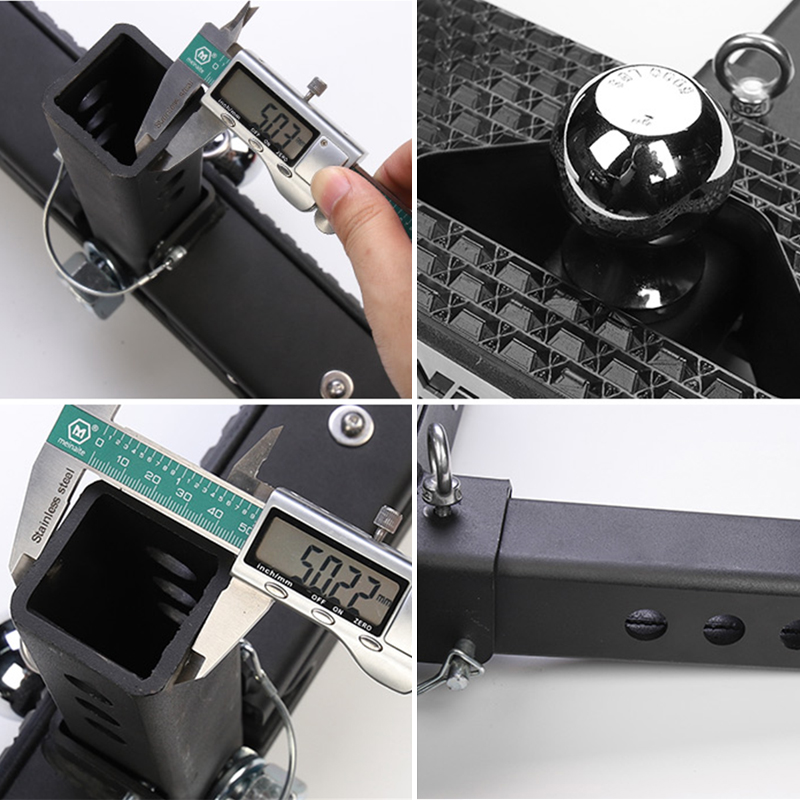 Car Hitches Trailer Hitch US Standard 2" Square Tube Receiver Tow Hitch Step Bar Pedal For Ford F150 2013-2020 Raptor Limited