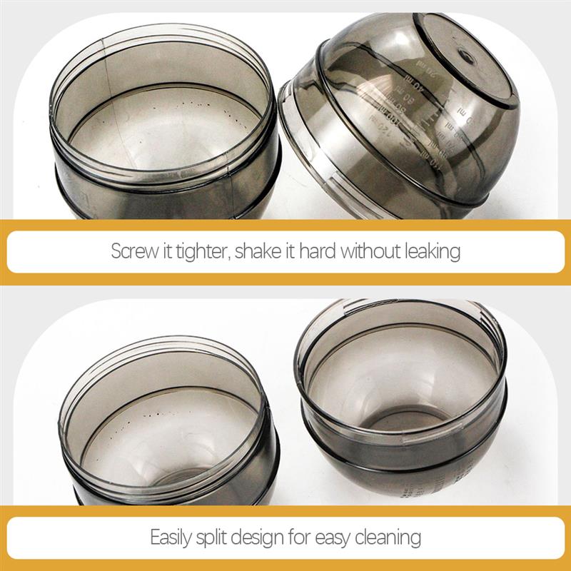 1pc Hair Dye Mixing Bowl DIY Hair Dye Cup Hair Cream Tint Shaker Mixer Cup With Measuring Scale