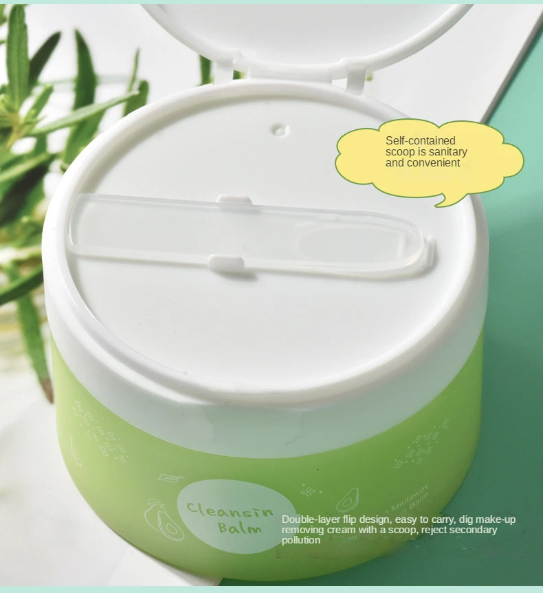 Product Vegetable Oil Peach Makeup r Cleansing Ice Cream with A Gentle Texture and No Tightness Makeup r Balm 240624