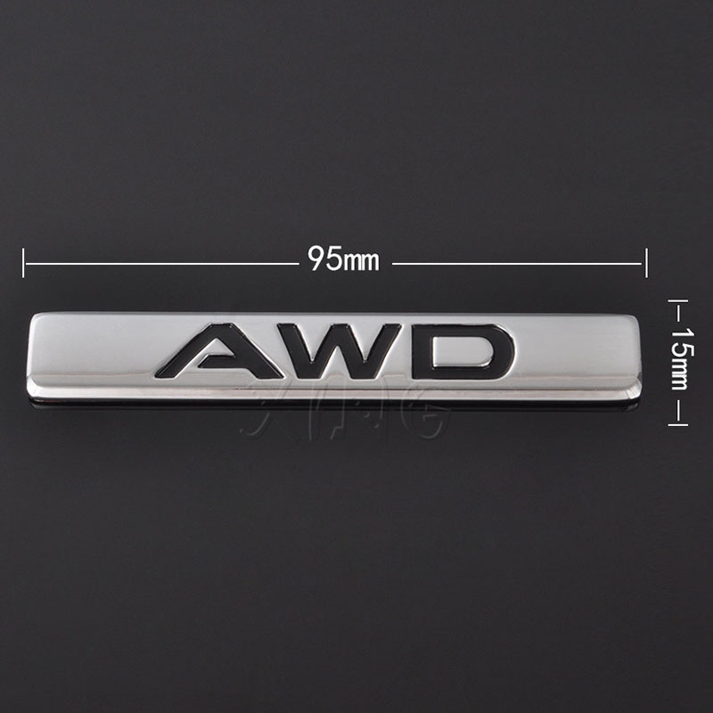 Car Sticker Emblem Badge Decal For AWD BMW Mercedes Audi Ford Volkswagen VW Nissan Honda 4X4 4WD All Wheel Drive SUV Car Styling