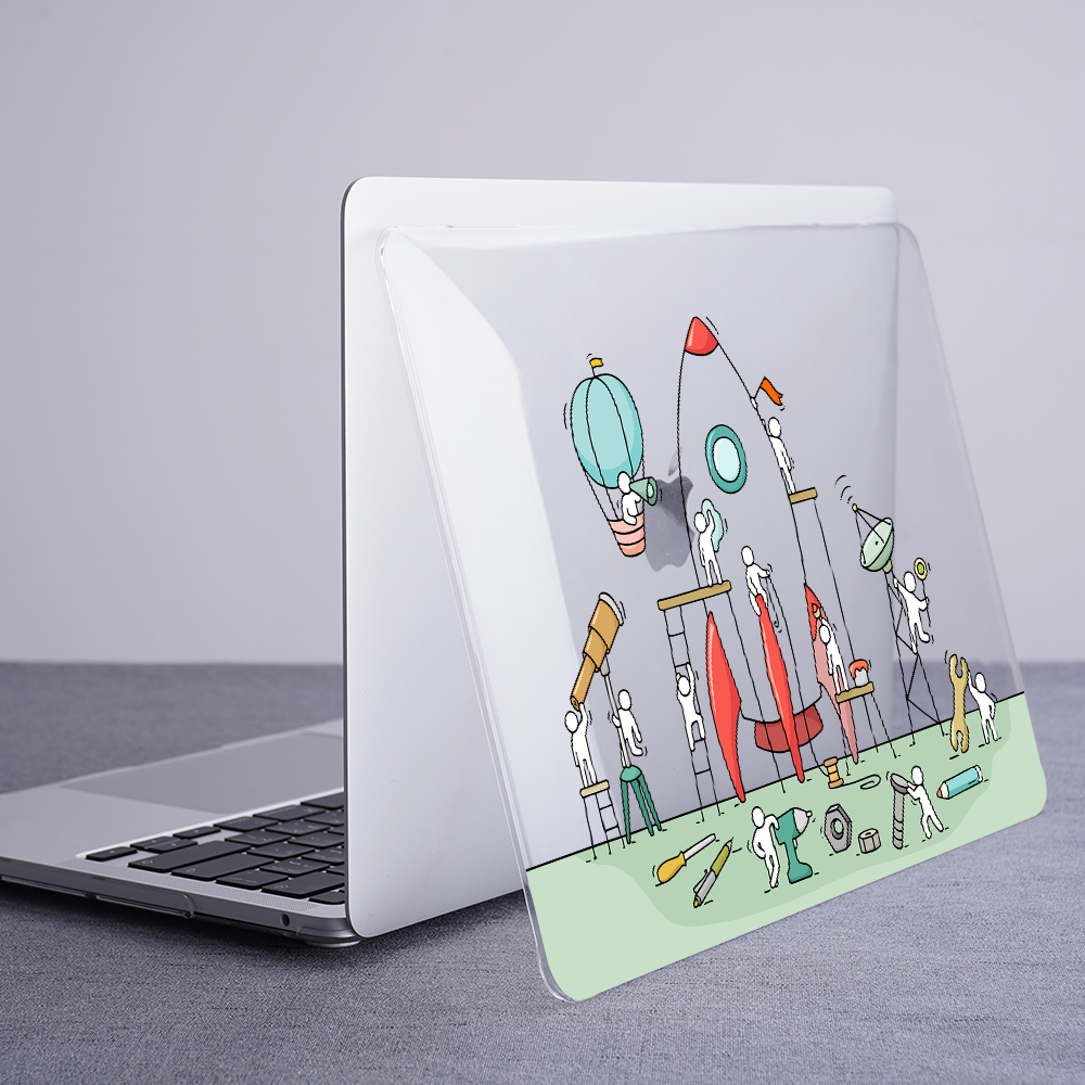 3D Industry Elite Case For Macbook Air 13 A2681 A2337 A2179 A2338 2020 M1 M2 Chip Pro 15 16 A2141 A2289 2021 Latest Version