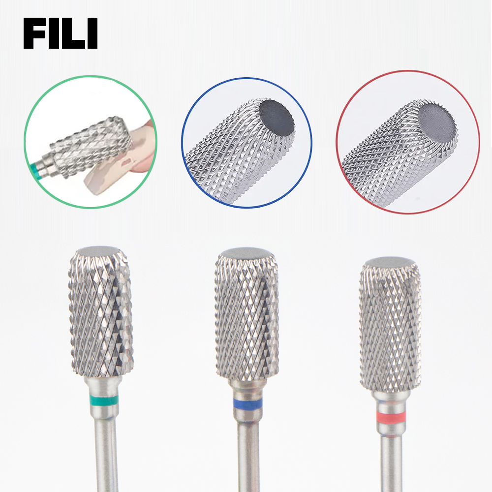 Tungsten Steel Cross Teeth Nail Drill Bits UV Gel Nail Polish Remove Tool Nail Drill Manicure Milling Cutter Nail Accessories