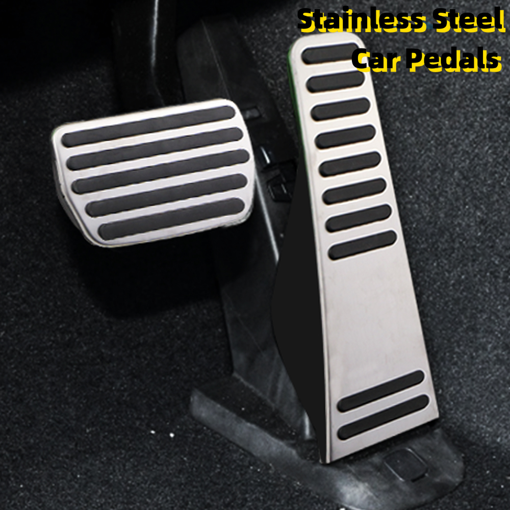 Car Accelerator Brake Pedal Footrest Pedal Plate Cover Non-Drilling Interior Refit For XC60 XC90 S90 2018-2021 Accessories