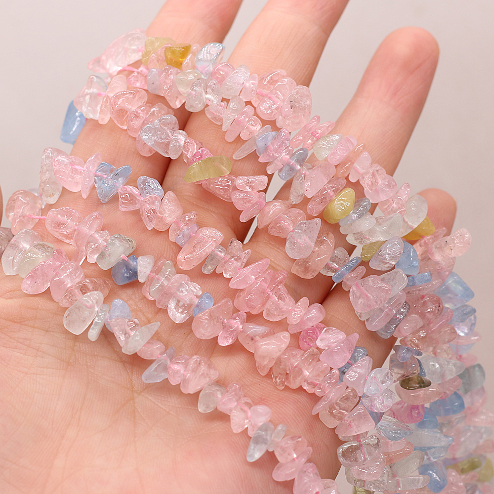 1strand 40cm Natural Flash Labradorite Stone Quartz High Quality Irregular Gravel Chips Loose Beads for Women Bracelet Jewelry
