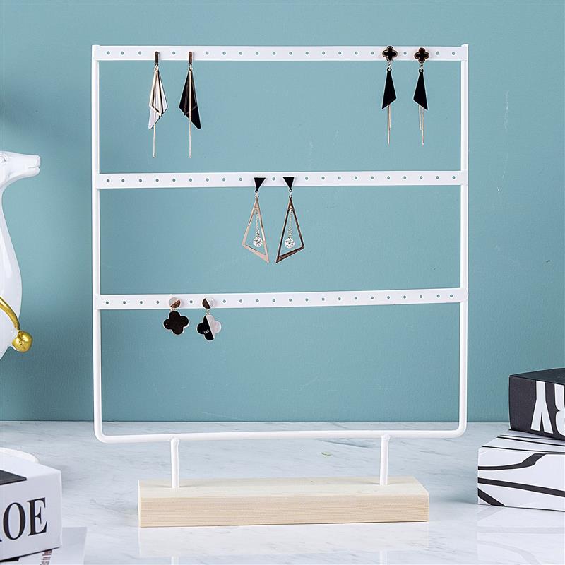 Jewelry Display 24/44/66/144 Holes Stand for Earrings Pendants Bracelets Jewelry Stud Earrings Holder Jewellery Rack Wholesale