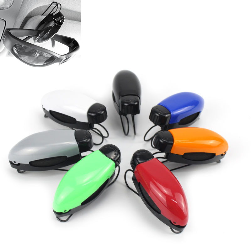 Universal Car Auto Sun Visor Glasses Mount Box Sunglasses Clip Card Ticket Holder Fastener Pen Case Eyeglasses Accessory