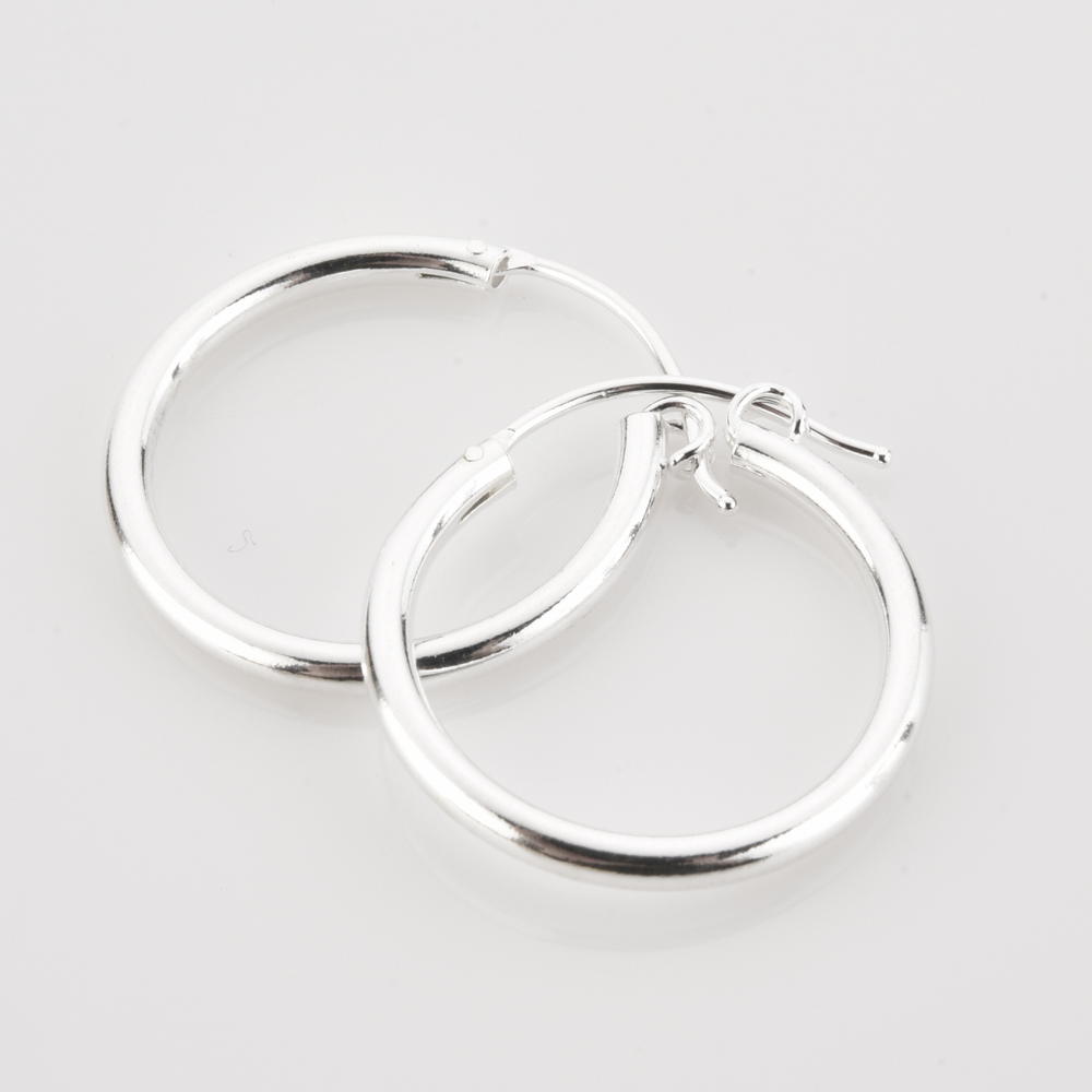ANDYWEN 925 Sterling Silver Gold 9.5mm 12.5mm 14.5mm 17.5mm Hollow Hoops Earring Women Size Huggies Piercing Pendientes Clips