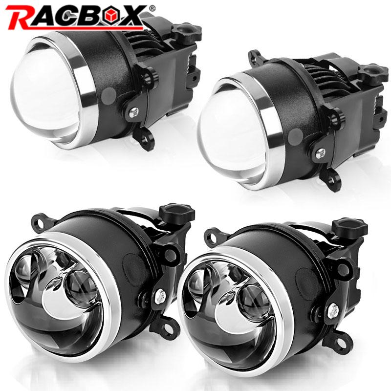 3 inch Hyperboloid led Fog light Laser Bi LED Projector Len Hi-lo beam Fog lamp Lenses for Ford Honda Subaru Fiat Nissan Opel