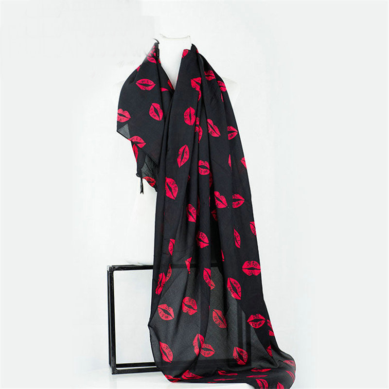 Brand Square Scarf Banada Tassel Bohemian Cashew Shawl Red Lips Printed Scarf Navy Blue Stripes Scarves As Valentines Gift YG580