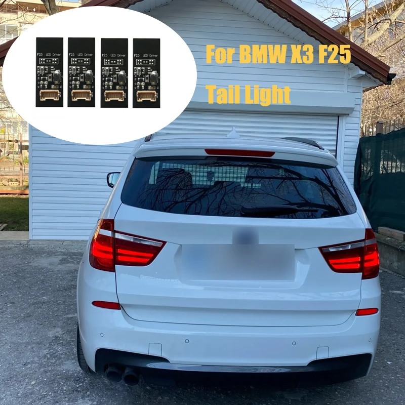 For BMW X3 F25 Tail Light LED Rear Driver B003809.2 Rear Light Plug and Play Replacement Repair Light Board Accessories 2/4pcs