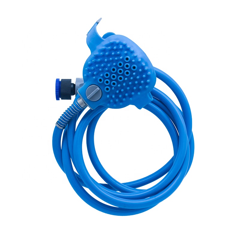 Pet bathing tool pet bath brush dogs grooming tools hose nozzle shampoo