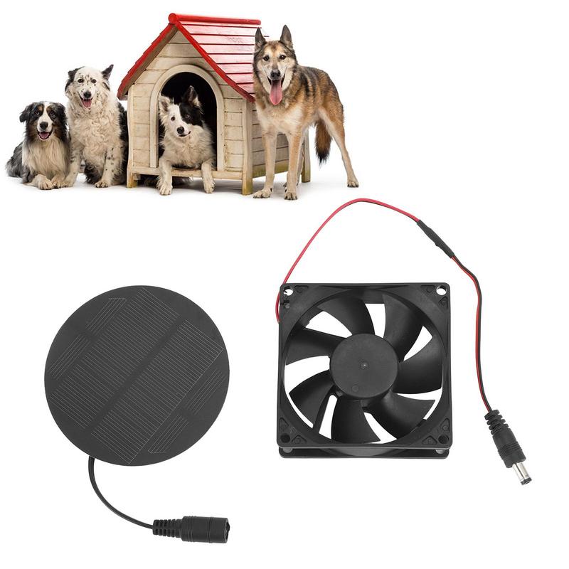 Solar Shed Fan Solar Attic Fan Vent Device For Chicken Coops Dog Houses Greenhouses Pet Homes Gardens IP65 Waterproof