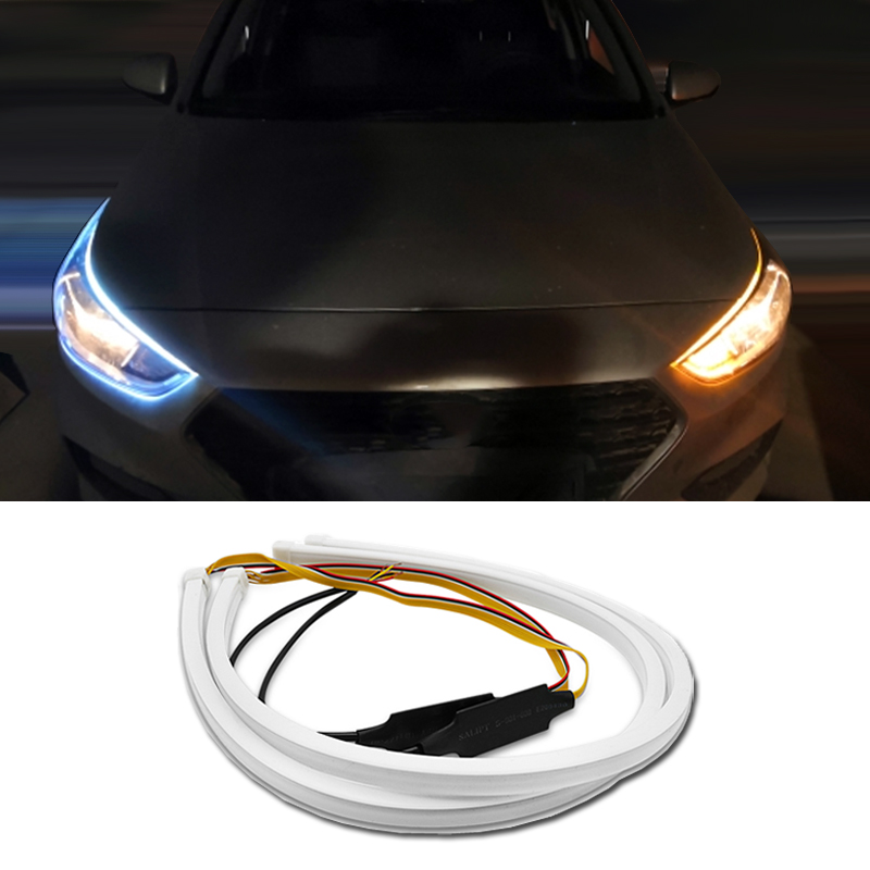 2x Ultrafine 45cm 60cm Car Styling Daytime Running Light For Infiniti Q50 Q60 FX35 G35 QX70 FX G37 Q30 QX56 I30 M35 FX37