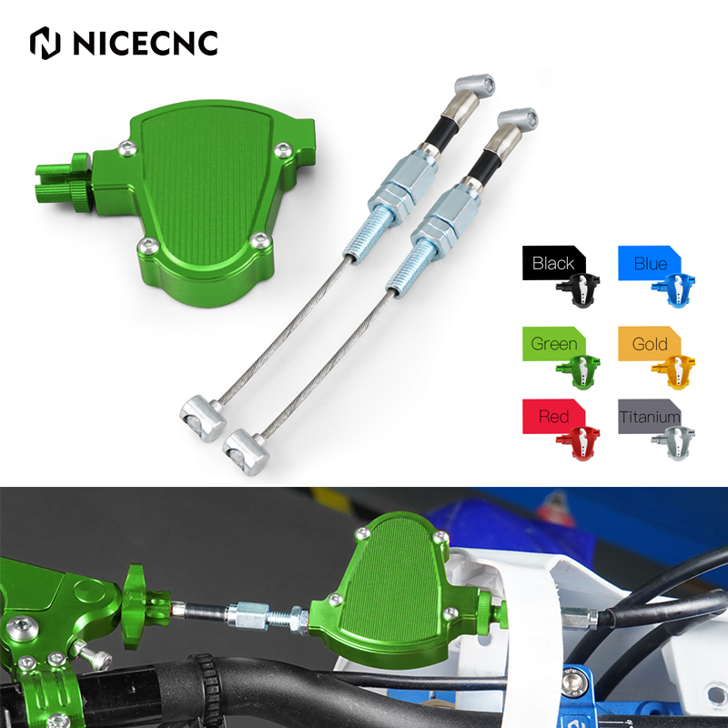 CNC Stunt Clutch Easy Pull Cable System For Kawasaki KX250F KX450F KX 65 80 85 100 125 250 500 KLX400 KLX450R Z800 Ninja 1000
