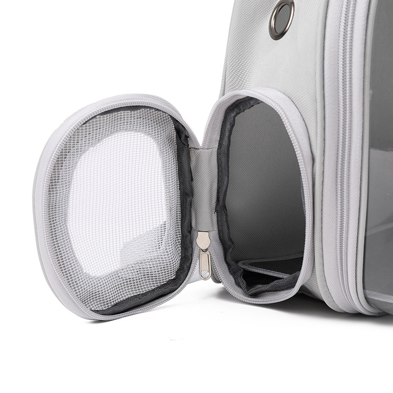 Pet Carrier Backpack Transparent Window Small Animal Puppy Cat Carrying Bag Breathable Outdoor Travel Backpack Pet Supplies