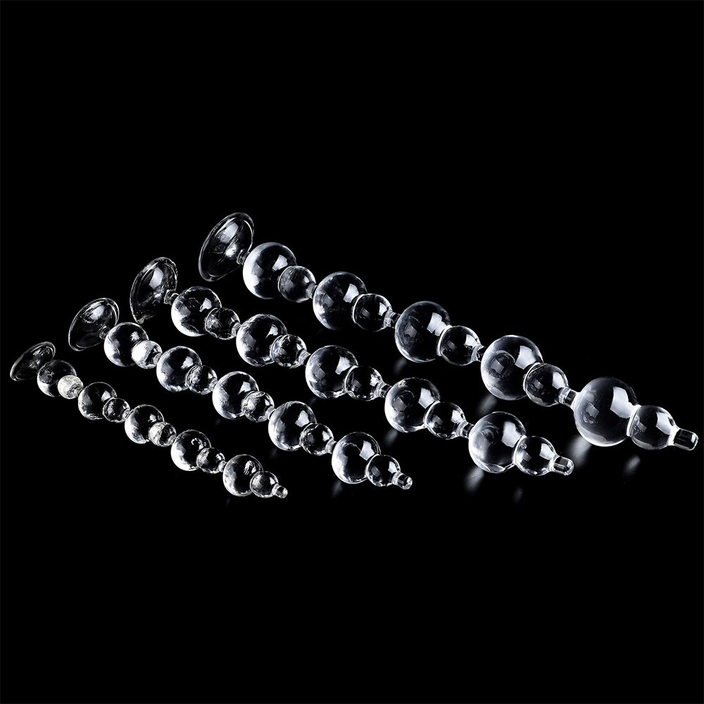 Transparent Anal Plugs Beads Butt Plug Balls For Vagina Prosate Stimulator Massager Men Erotic Adult Sey Toys For Ass Women Gay