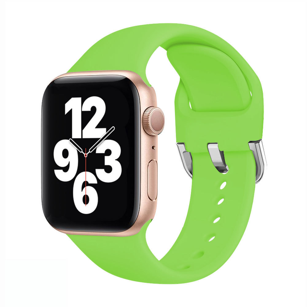 Silicone Strap For Apple Watch band 44mm 45mm 49mm 40mm 41mm 42mm watchband smartwatch bracelet iWatch series 3 5 se 6 7 8 ultra