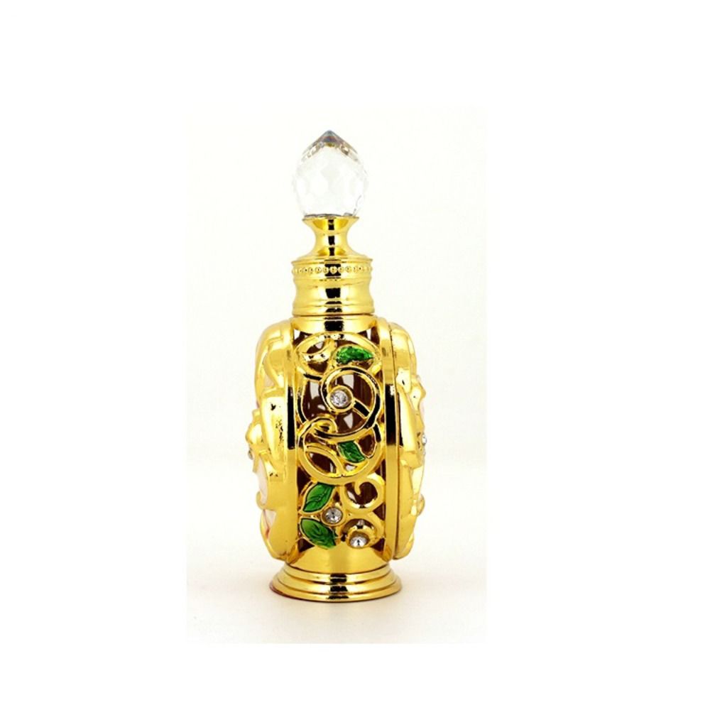 Fragrance Bottle Crystal Desert Flower Perfume Bottle Refillable Bottle Empty Cosmetics Container Essential Oil Dropper Bottle