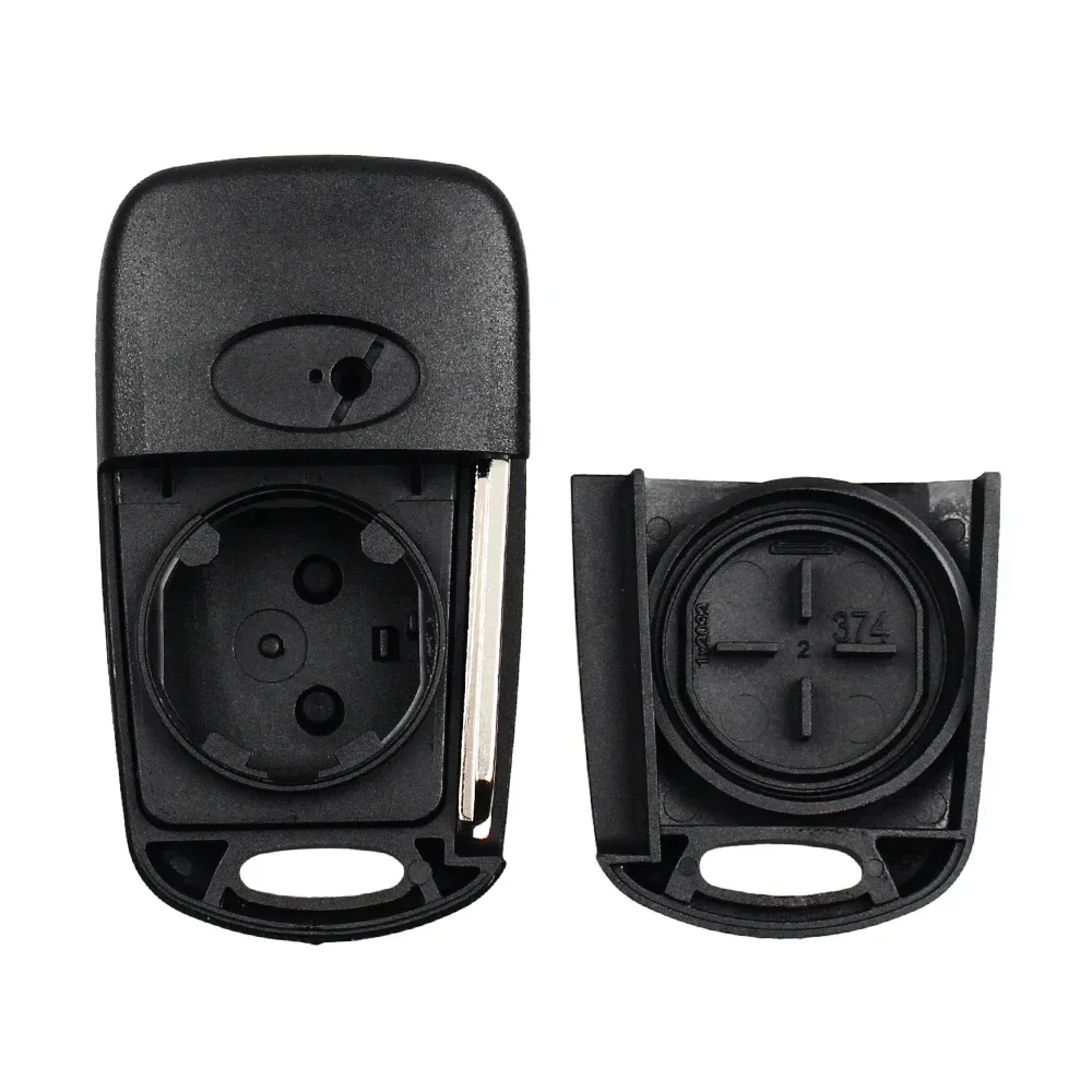 KEYYOU 5PCS Flip Folding Remote Key Case For Hyundai I20 I30 IX35 I35 Accent For Kia Picanto Sportage K5 3 Buttons
