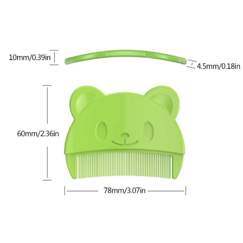 Soft Hair Comb Finest Tooth Newborn Hair Comb Infant Head Massage Comb Bath Soothing Comb Portable Combs Travel Gear