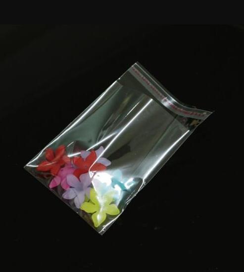 100pcs/lot OPP Bag Transparent Self Sealing Plastic Bags Gift Jewelry Packaging Bags Clear Self Adhesive opp bag Plastic Baggie