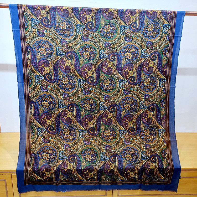 Naizaiga 100% cashmere Cashew flowers long thin Women print luxury Women Shawl pure cashmere Female Scarves , MSK17