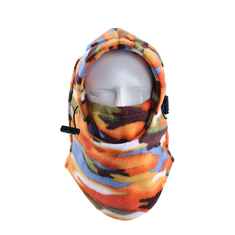 New Winter Thermal Snowboard Full Mask Camo Camouflage Fleece Warm Neck Mask Balaclava Motorcycle Hunting Wind Cap Hats