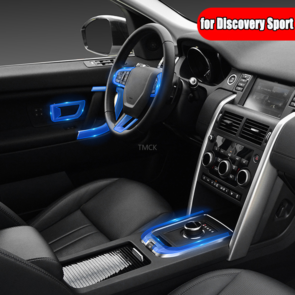 Car Door Steering Wheel Film Central Gear AC Air Outlet Protector TPU Film For Land Rover Discovery 5 4 L462 LR5 Discovery Sport
