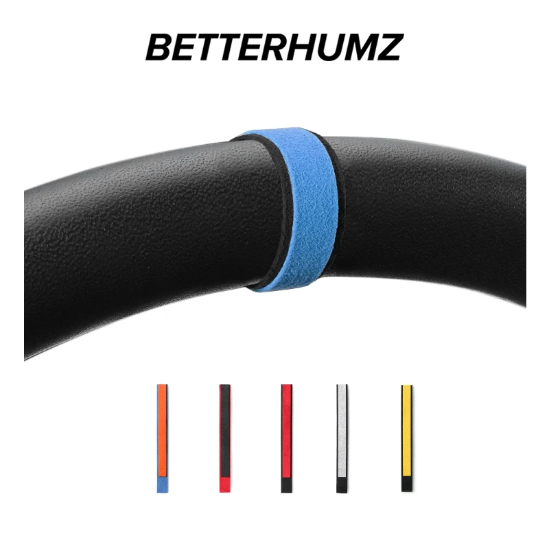 For BMW F30 F32 G20 E90 E92 E93 E46 E60 E87 X7 X1 made of Alcantara DIY Steering Wheel Racing Grills Grille Strip Trim Sticker