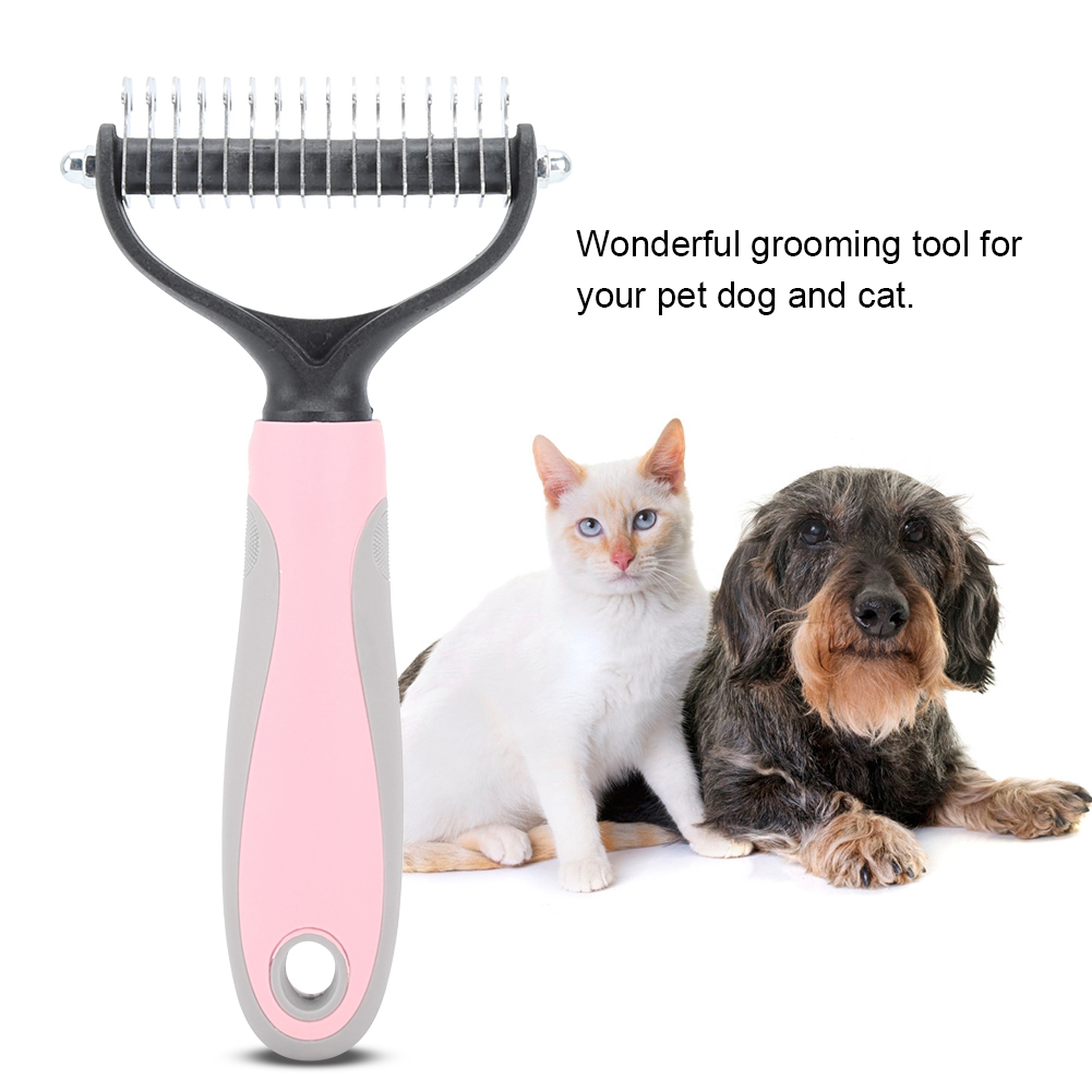 Fur Hair Knot Cutter for Pet, Rake Removal Comb, Grooming Tool, Dog and Cat