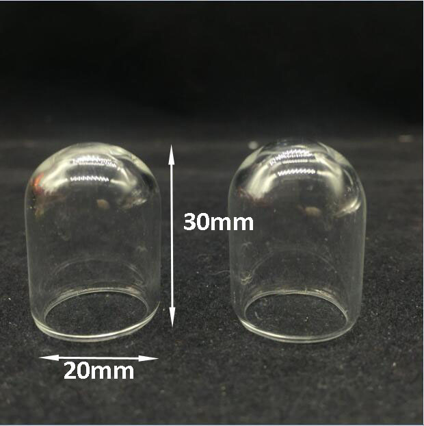 10pieces 50*18mm 38*25mm 30*20mm 25*18mm Tube Bell Shape Glass Globes Locket Pendant Wishing Bottle Vial Pendant Jewelry Finding