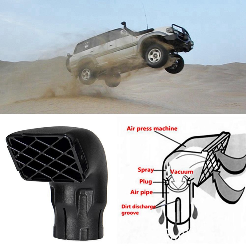 Air Snorkel Air Ram Heads Top Replacement Parts Accessories 3 Inch For 4X4 Air Flow Air Intake No Pipe Clamp Hoop Clip Ring