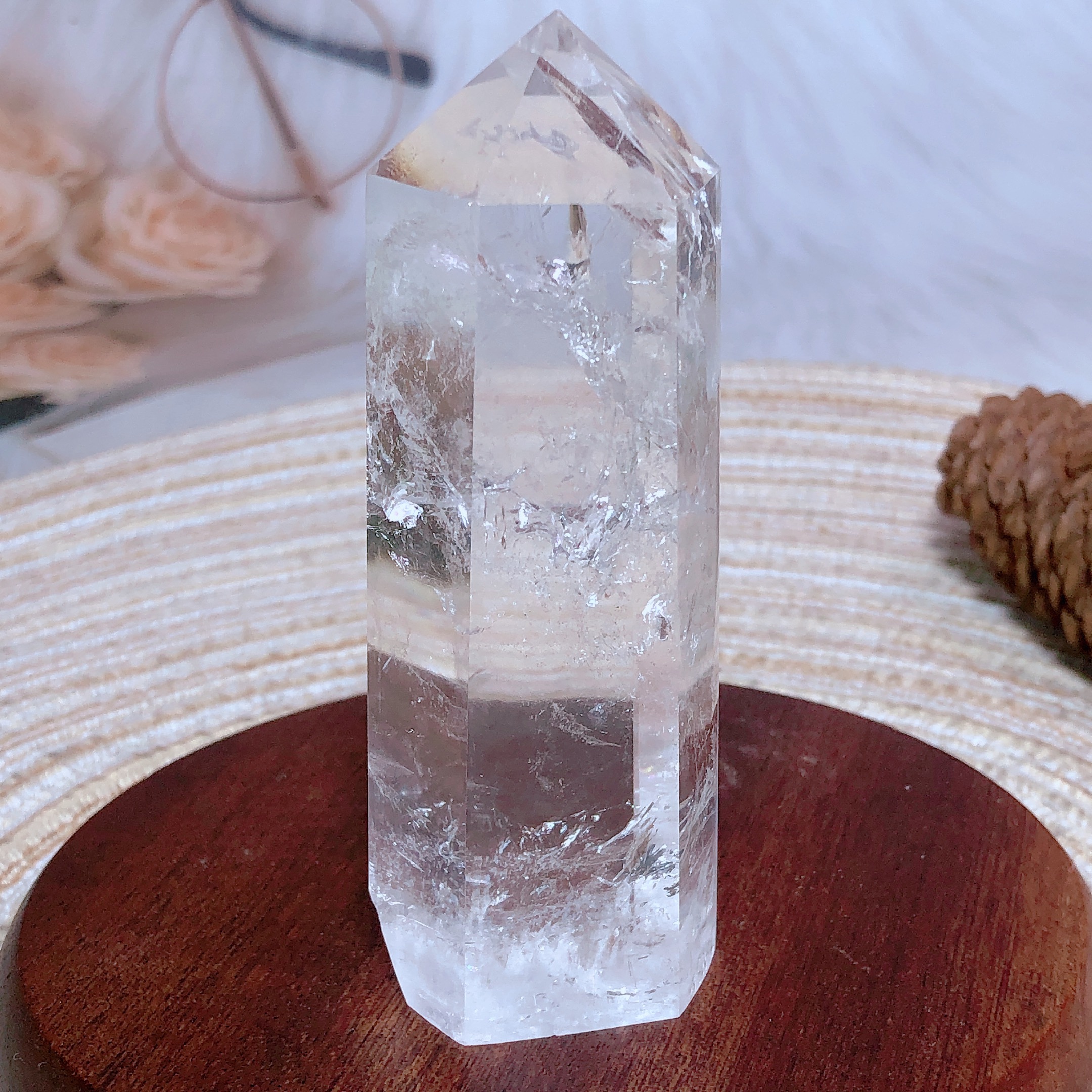 Natural Clear Quartz Tower Rainbow Flash Gemstones High Quality Wholesale Crystals Home Decorations Gift