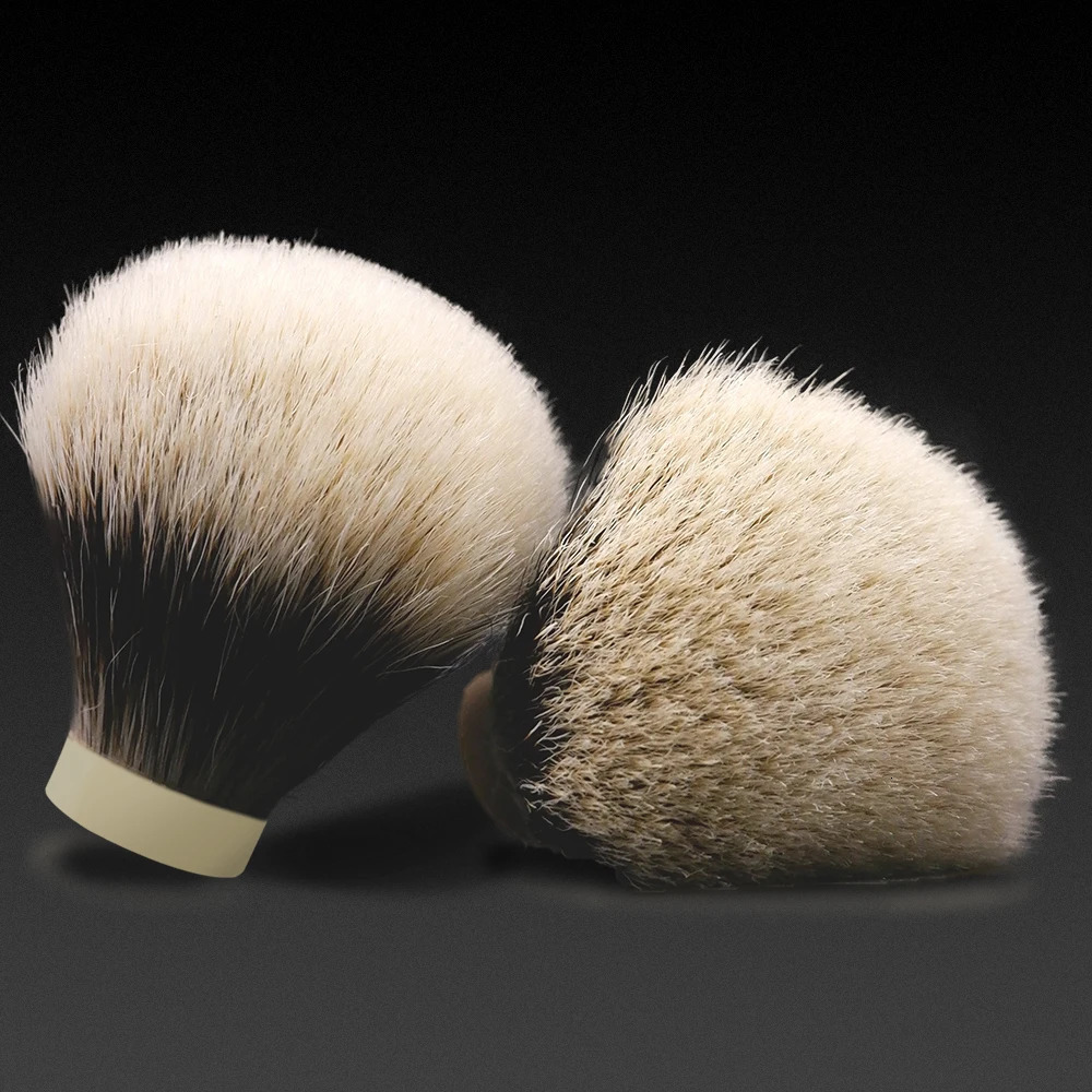 GDMG BRUSH SHD Pioneer Bulb Badger Hair Knot Cleaning Beard Tool Wet Shaving Brush Mens Beard Care 240624