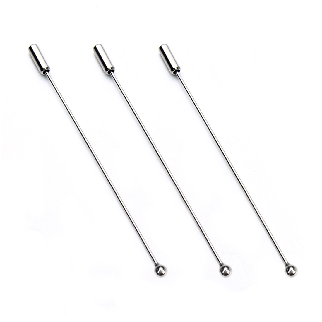 20pcs/Lot 90mm Length Copper Hat Brooch Pins DIY With Stopper Safety Pins Metal Brooch Lapel Pins For Men Women Handmade Jewelry