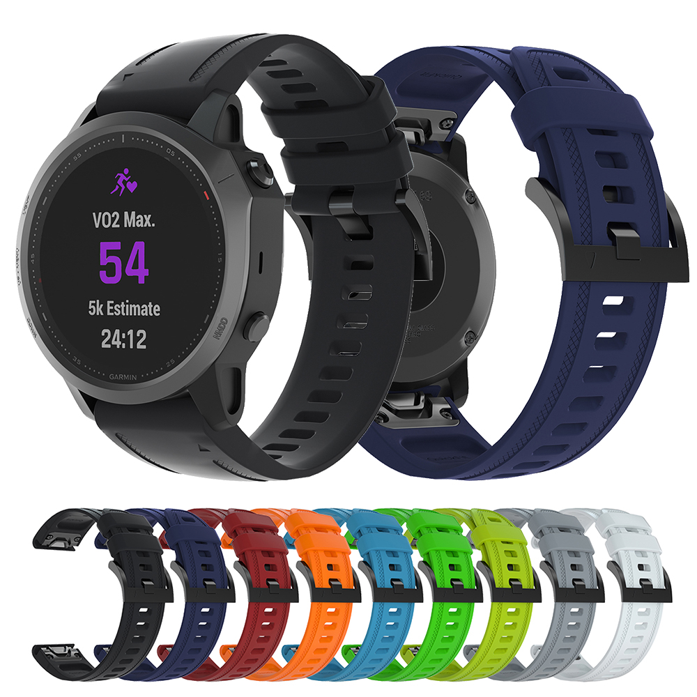 20mm Silicone Strap for Garmin Fenix 7S 6S Pro 5S Plus Quick Release Easy Fit Watchband for Garmin Instinct 2S Smart Watch Band
