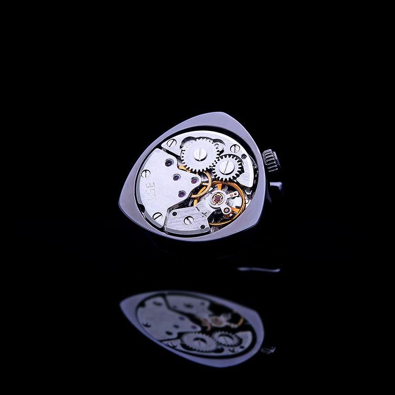 KFLK jewelry shirts cufflinks for mens Brand Black watch movement mechanical cuff links Buttons Male High Quality guests