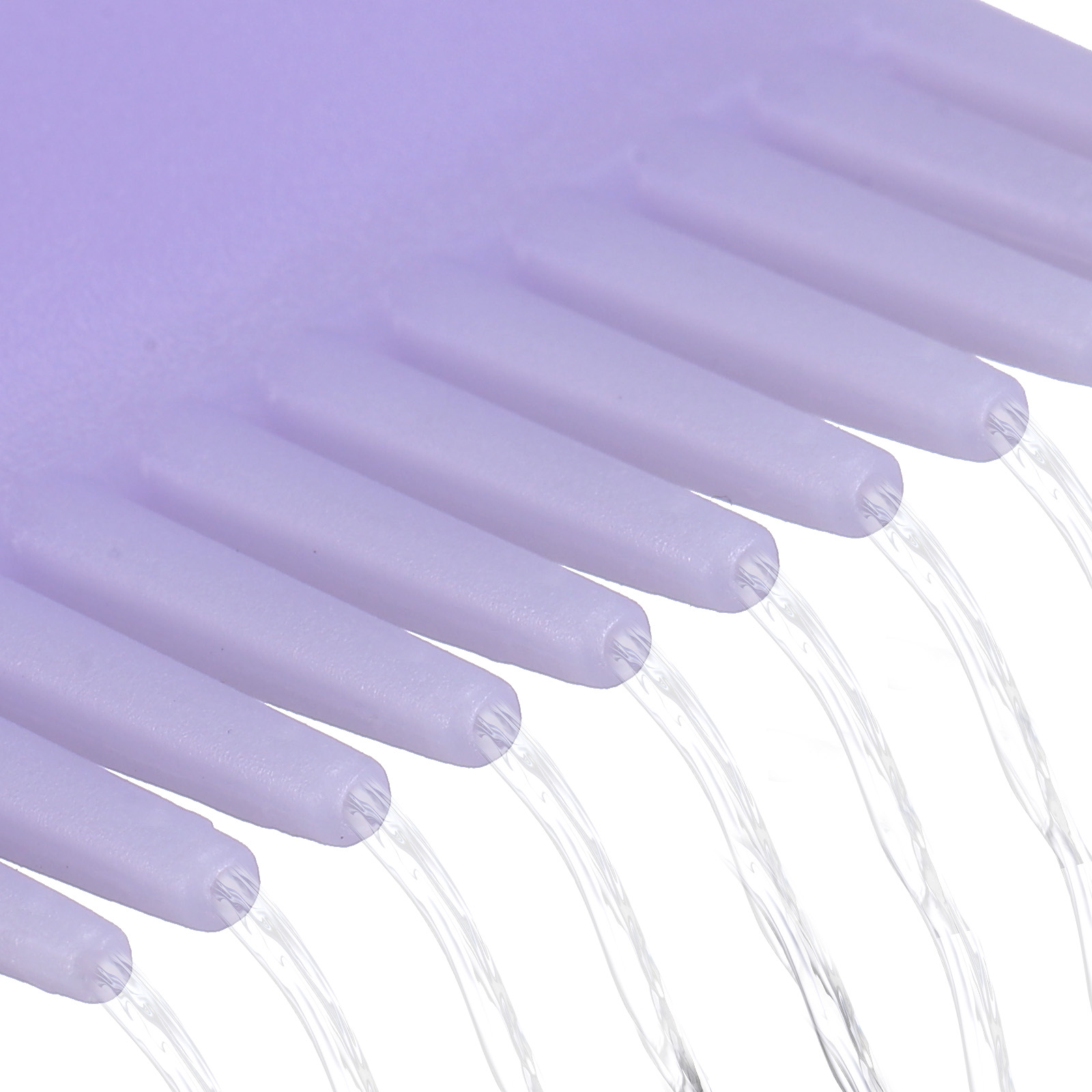 4 Pcs Hair Styling Tools Oil Bottle Root Comb Oiling Scalp Dye Applicator Silica Gel