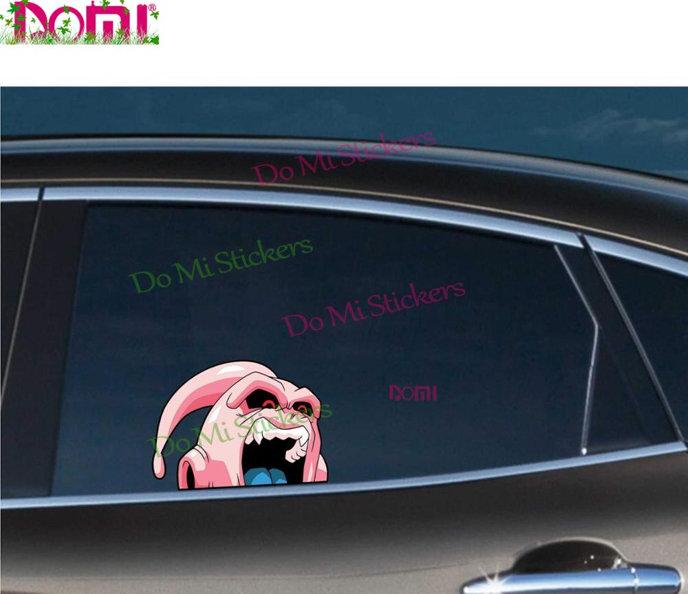 3D MAJIN BUU Peeker Anime Funny Car Sticker Windshield Bumper Motocross Racing Laptop Helmet Trunk Vinyl Decal Waterproof PVC
