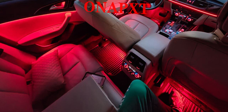 21 Colors For Audi A6 A6L A7 C7 PA 2012-2018 MMI Control Decorative Ambient Light Car LED Door Dashboard Strip Atmosphere Lamp