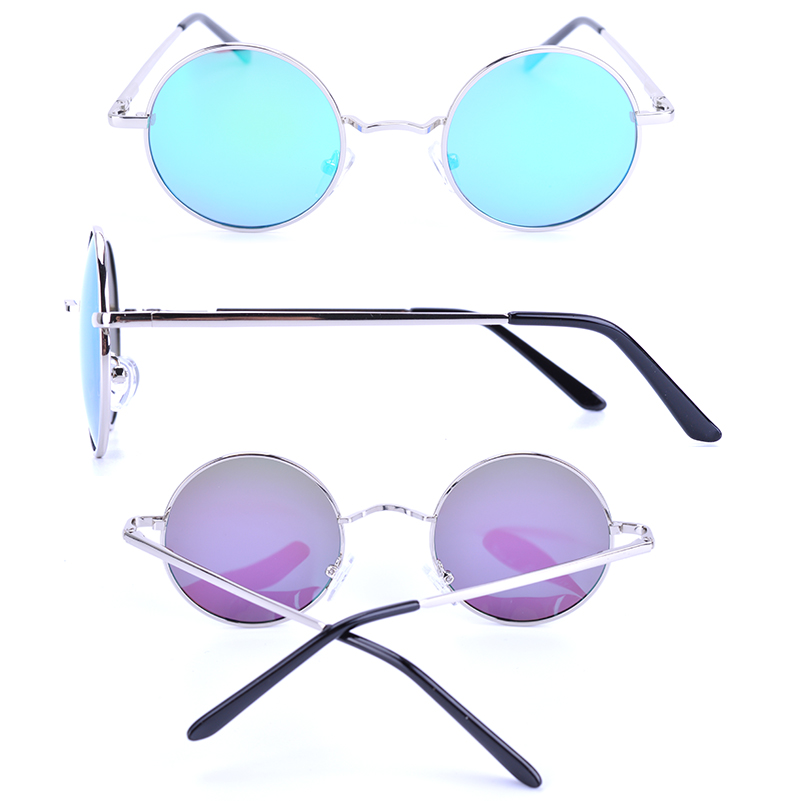 Brand Designer Classic Polarized Round Sunglasses John Women Small Vintage Retro Glasses Men Driving Metal Eyewear Lennon