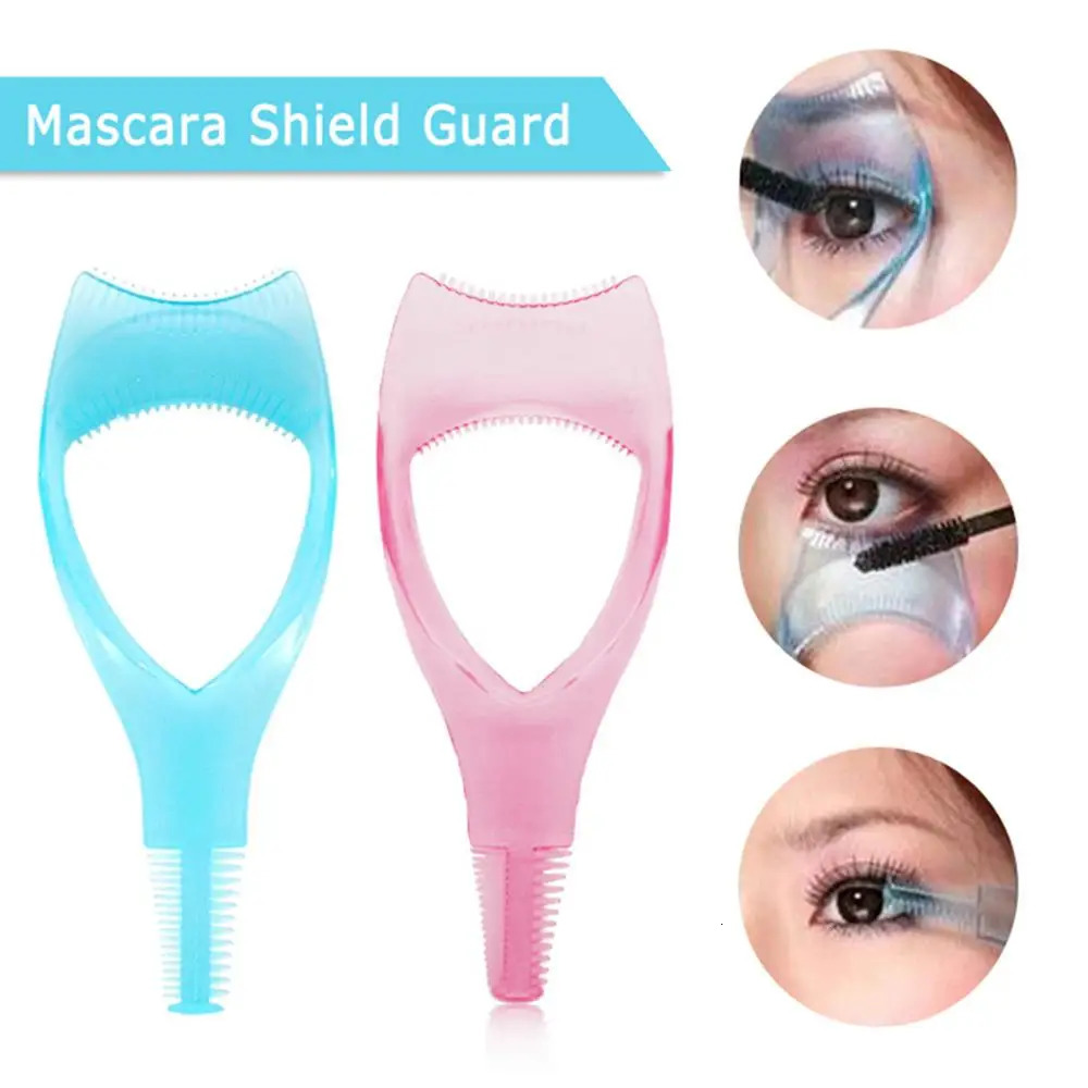 1/2/3PCS in 1 Mascara Shield Guide Guard Curler Eyelash Curling Comb Eyelash Tools Lashes Cosmetics Curve Applicator Comb 240621