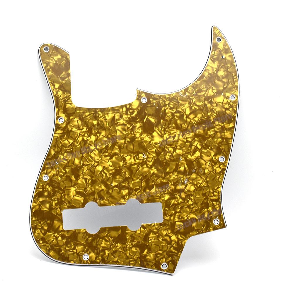 10 Holes JB Bass Pickguard Pick Guards Scratch Plate for Standard Jazz Bass for JB 3Ply PVC Guitar Accessories
