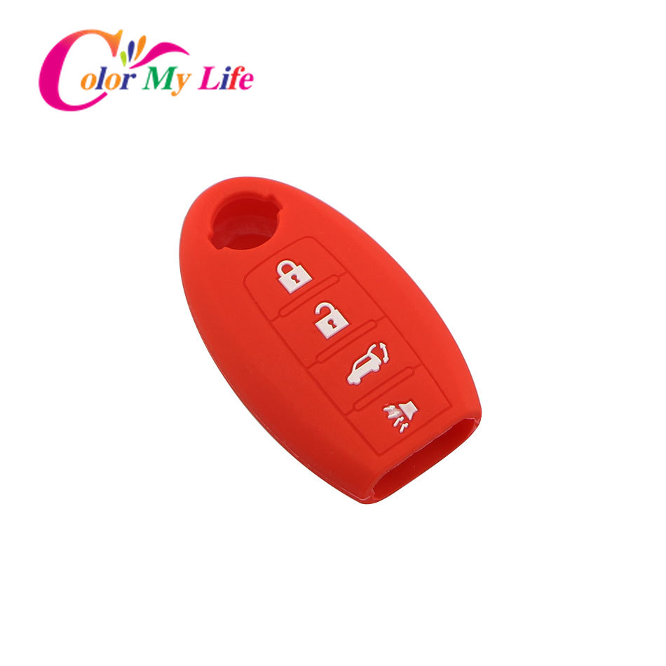 Silicone Car Key Cover Case Fit for Nissan Qashqai X-Trail Juke Maxima Altima Versa Sentra Sunny Sylphy Teana Car Styling