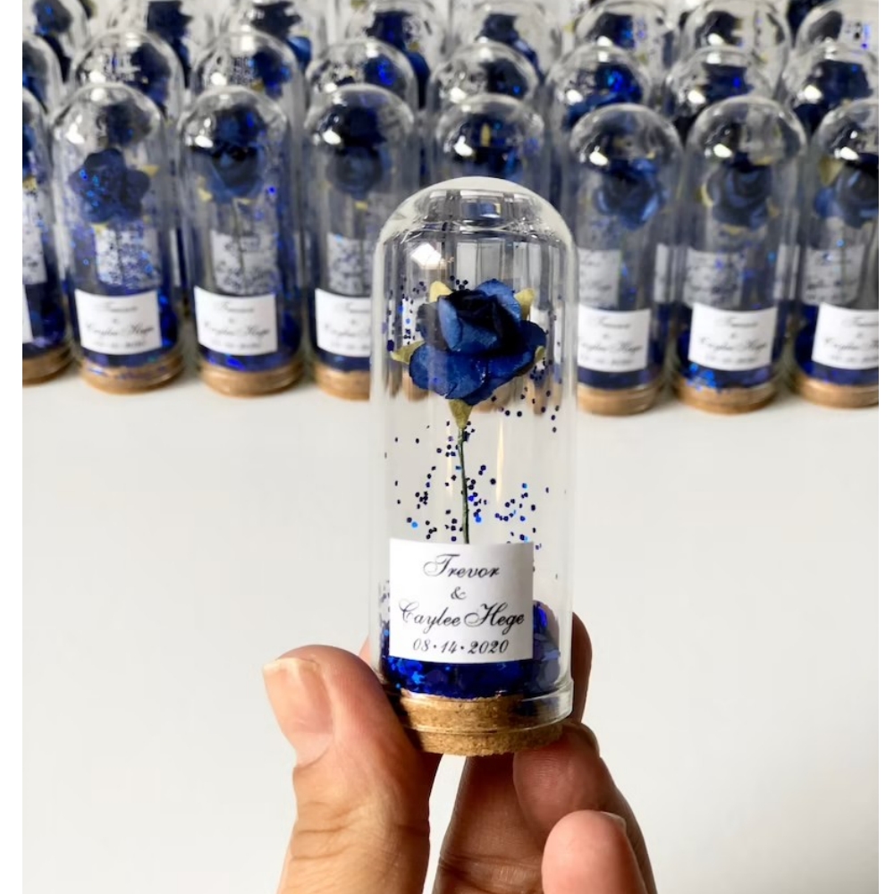 10pcs Wedding Favors for Guests, Wedding Favors, Favors, Dome, Glass Dome, Cloche Dome, Custom Favors, Royal Blue Wedding, Party