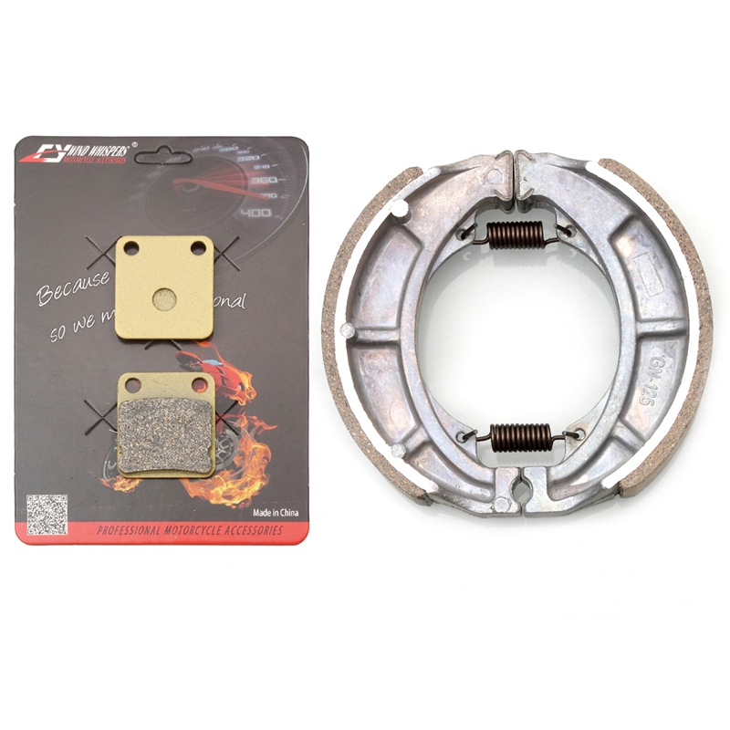 Motorcycle Brake Pads Shoe Drum For Suzuki DR 125 S DF 200 DF200 DR 200 Djebel (SH42A) 1993-2000 DR200 SE Trojan 1996-2013