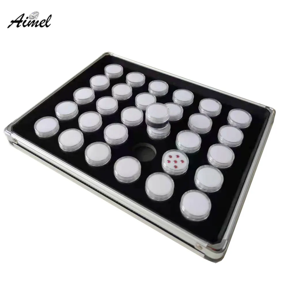 30/20/12 Cells Loose Diamond Display Tray Gemstone Storage Box Necklace Earring Jewelry Organizer Gems Packaging Box