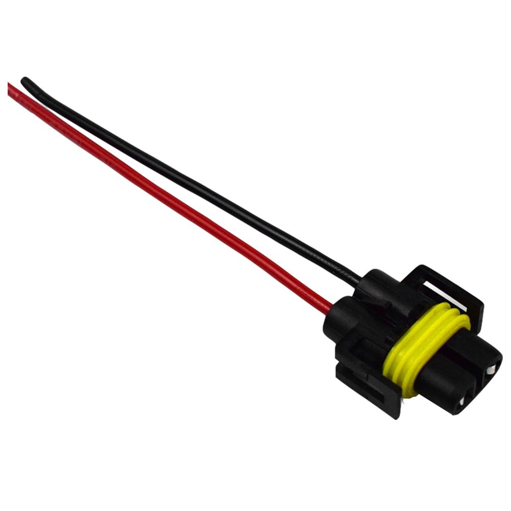 1 Pair H8/H9/H11 Bulb Socket Female Adapter Connector for Headlight Fog Lamp Car Accessories