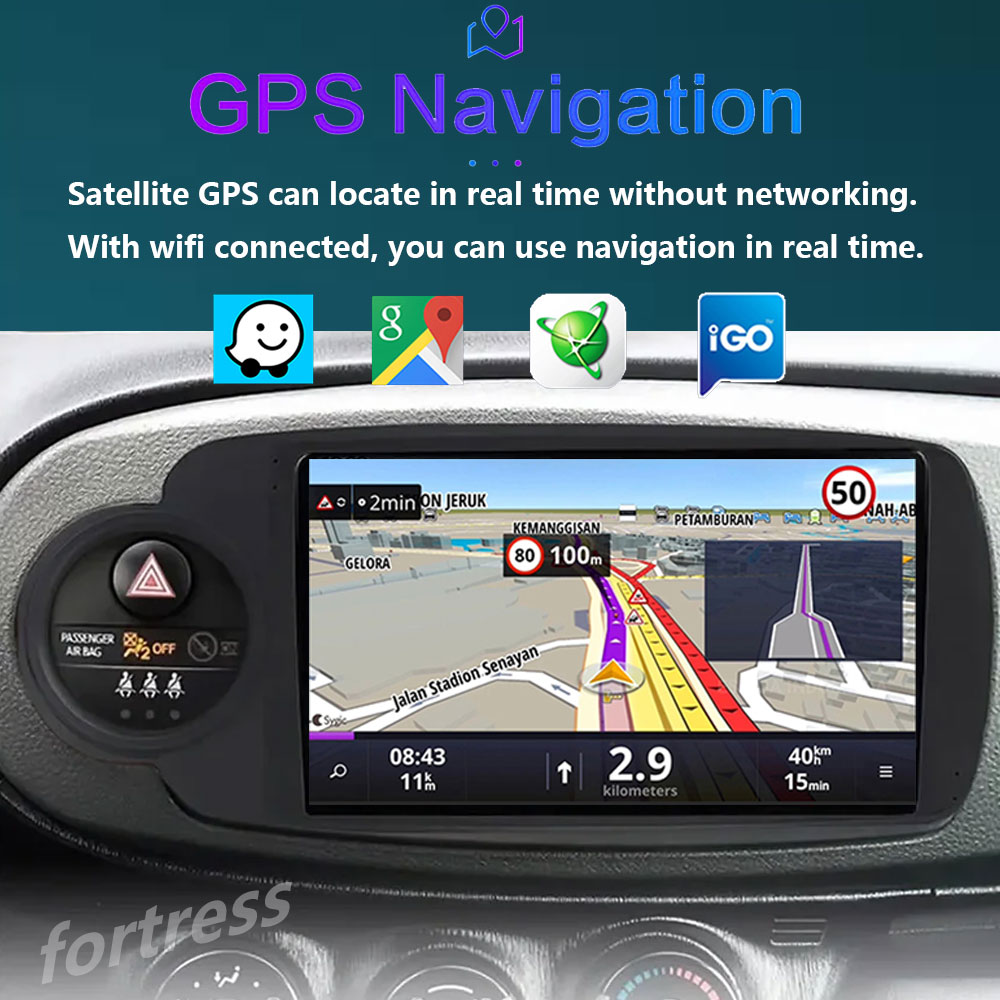 Android 13 Carplay Auto Car Radio For Toyota Yaris 2012 2013 2014 2015 2016 2017 GPS Multimedia Player Stereo WIFI+4G video DSP